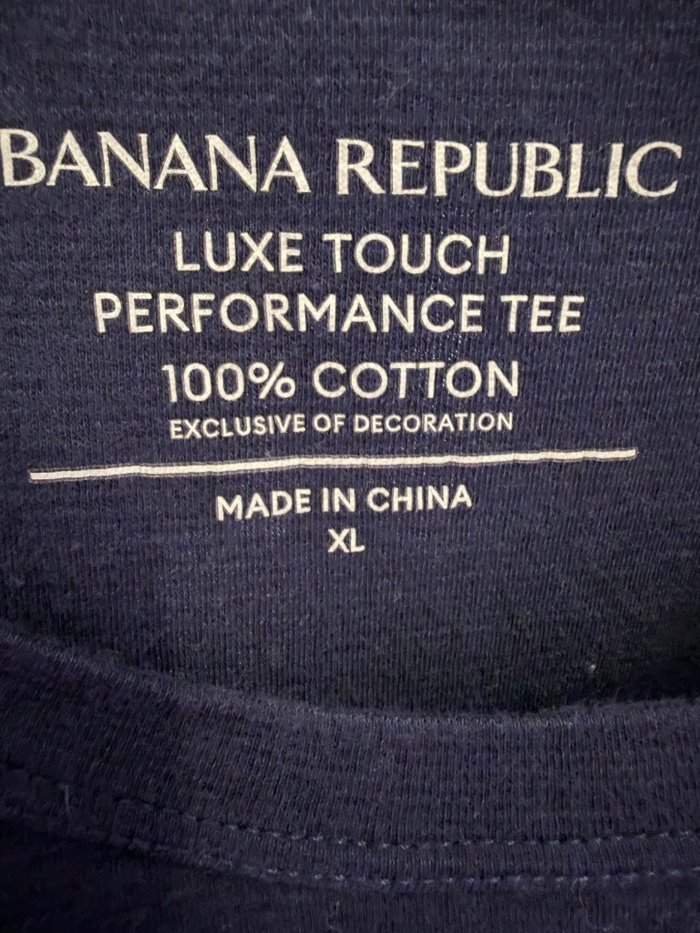 Men's XL Banana Republic Luxe Touch T-shirt 100% Cotton - Picture 2 of 7